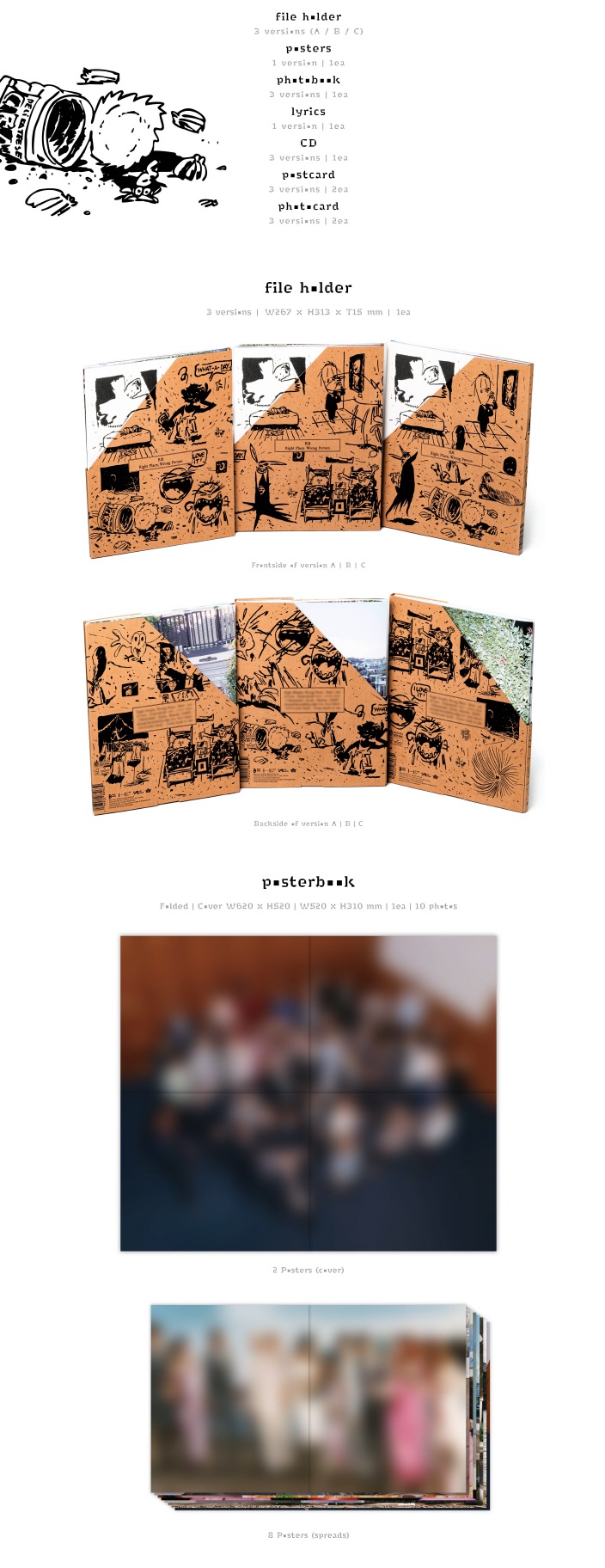 楽天市場】【おまけ9種付き】BTS RM 2種SET [Right Place, Wrong