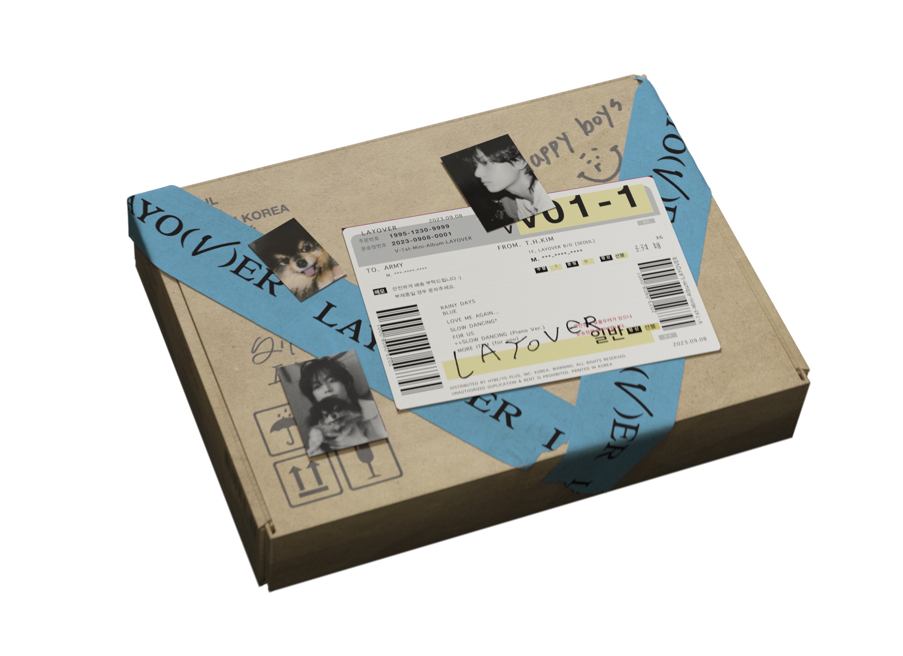 楽天市場】[おまけ9種付き] V 1st ソロアルバム [Layover] 3種セット