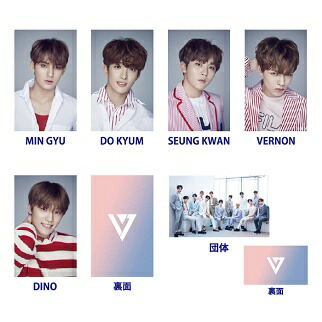 楽天市場】【おまけ付き】SEVENTEEN トレカ 14種セット（グレー背景
