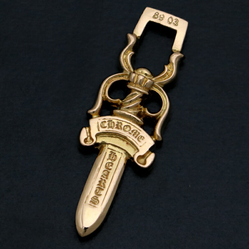 楽天市場】クロムハーツ【CHROMEHEARTS】【22K】＃10/ダガーペンダント