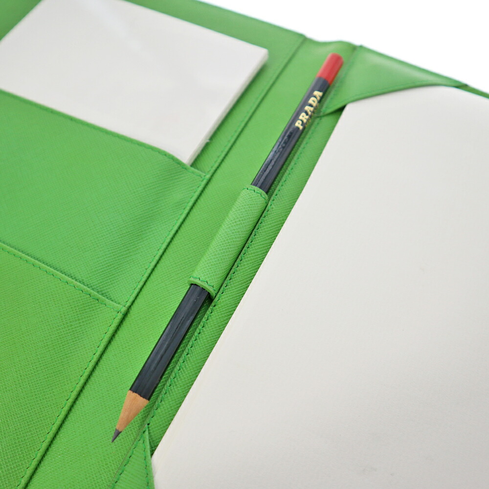 楽天市場】PRADA【プラダ】手帳カバー メモ・ノートパッド A5サイズ