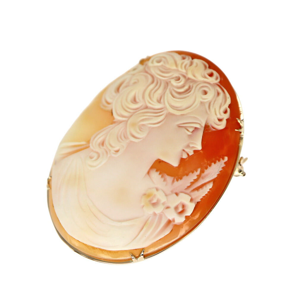 楽天市場】K18【18金】カメロ ブローチ ペンダントトップ【中古