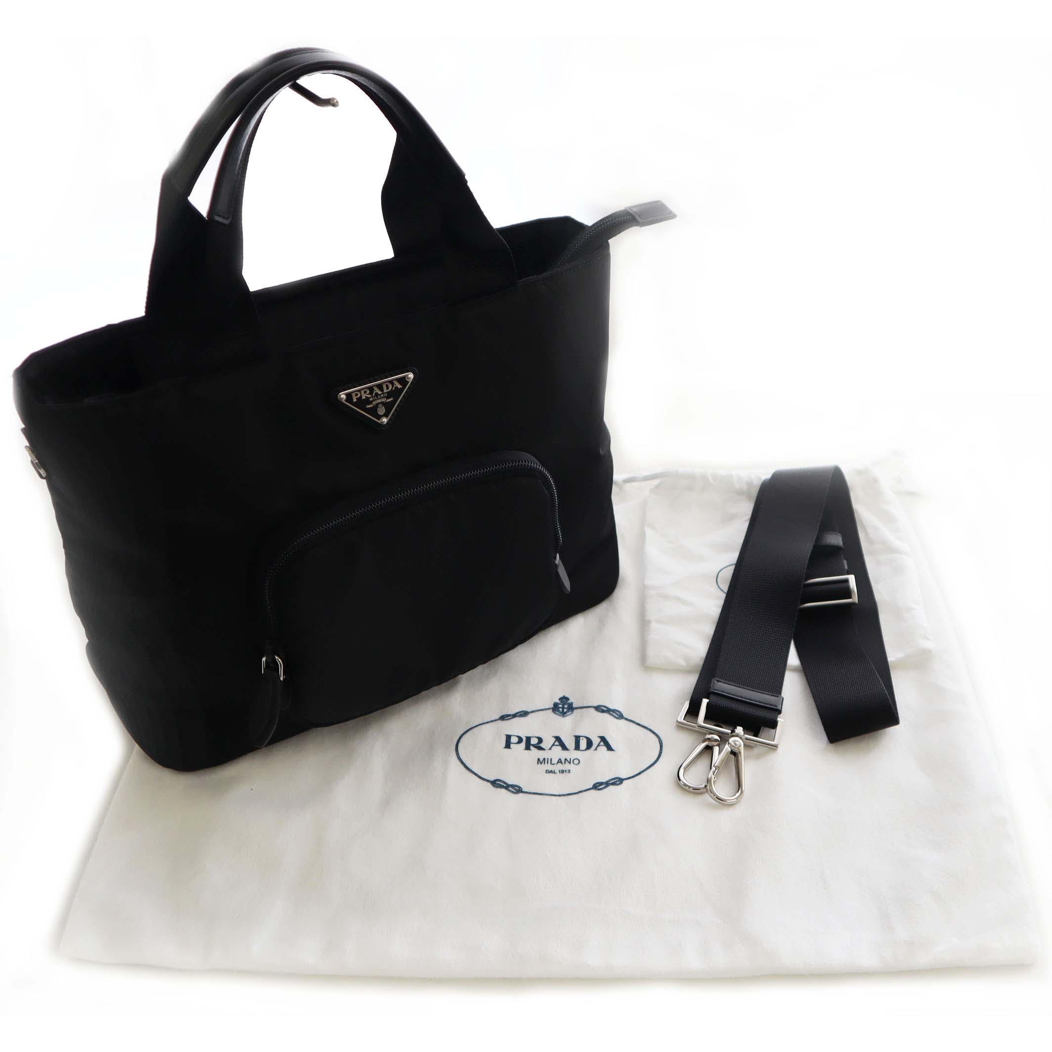 楽天市場】PRADA【プラダ】1BG354 パデットナイロン2WAYトート トート