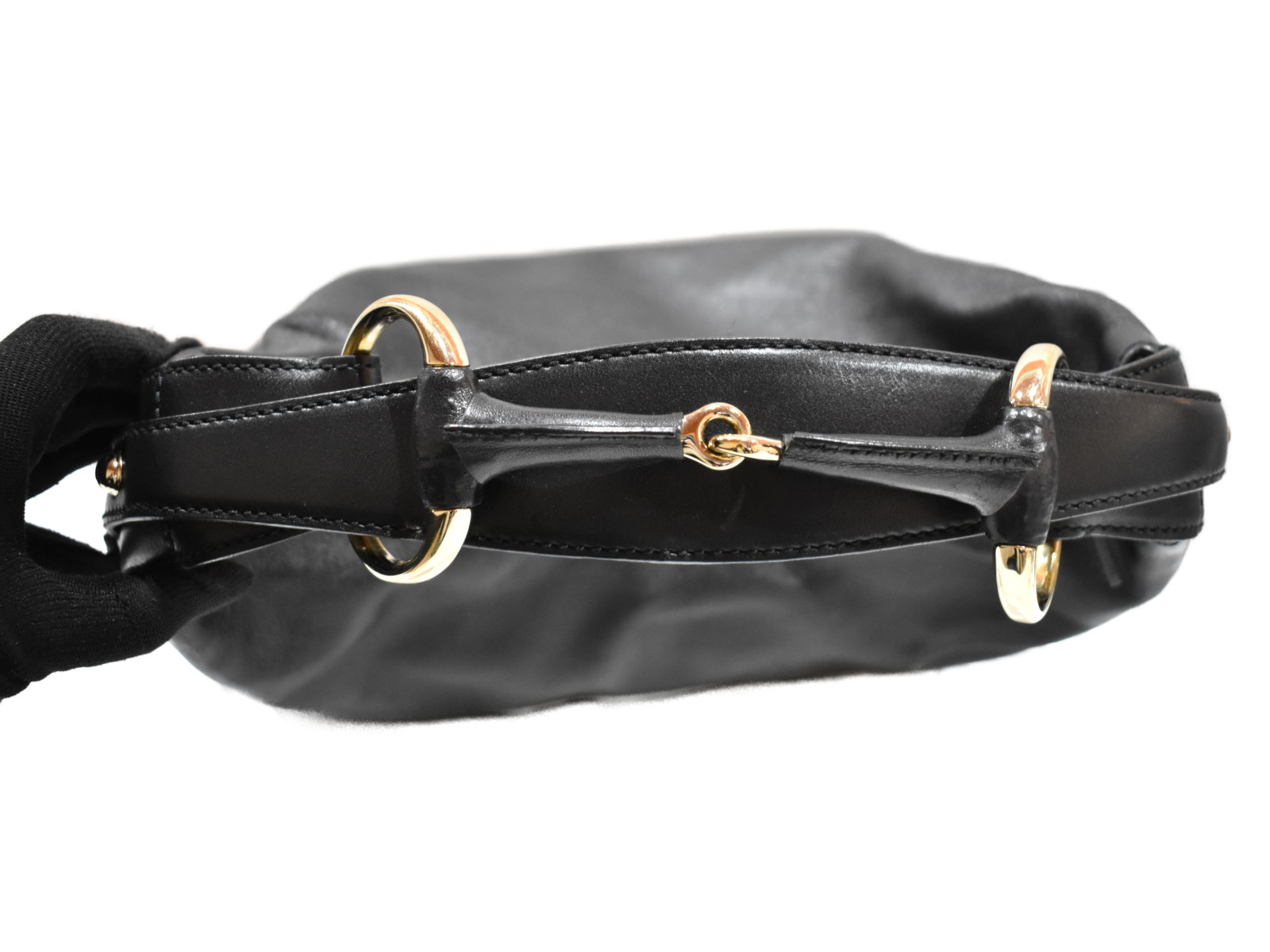 楽天市場】【中古品】GUCCIワンショルダーバッグ 115367 ブラック