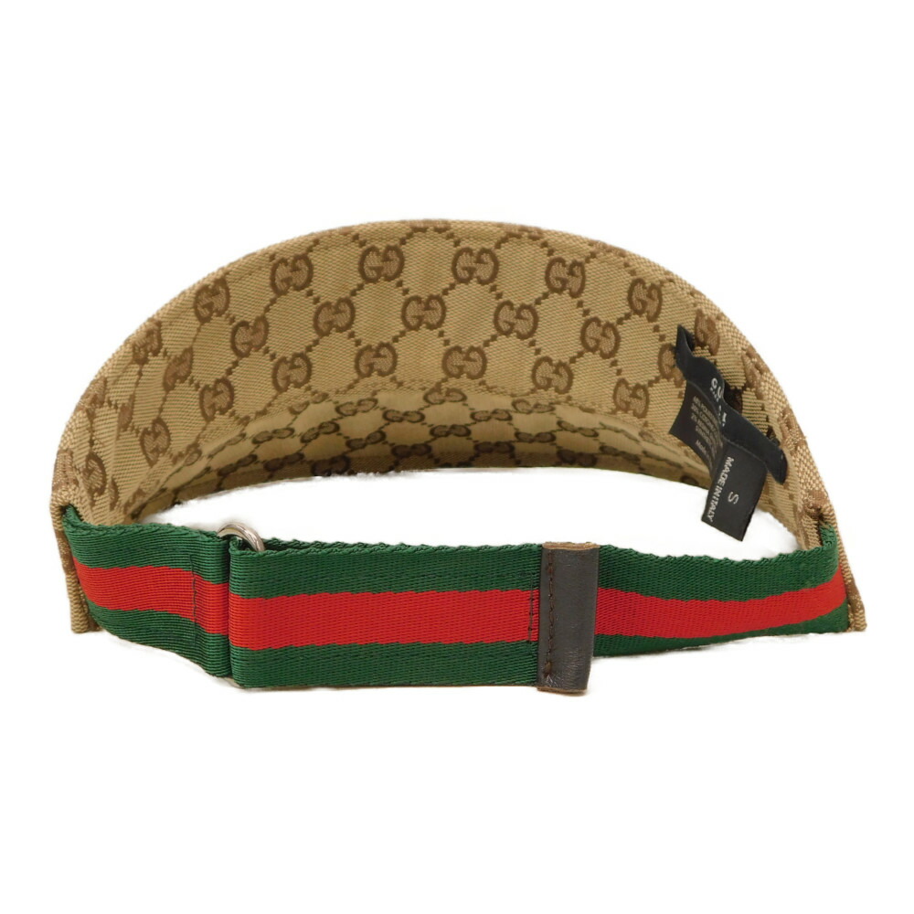 楽天市場】GUCCI グッチ キャンバス サンバイザー サイズS GG