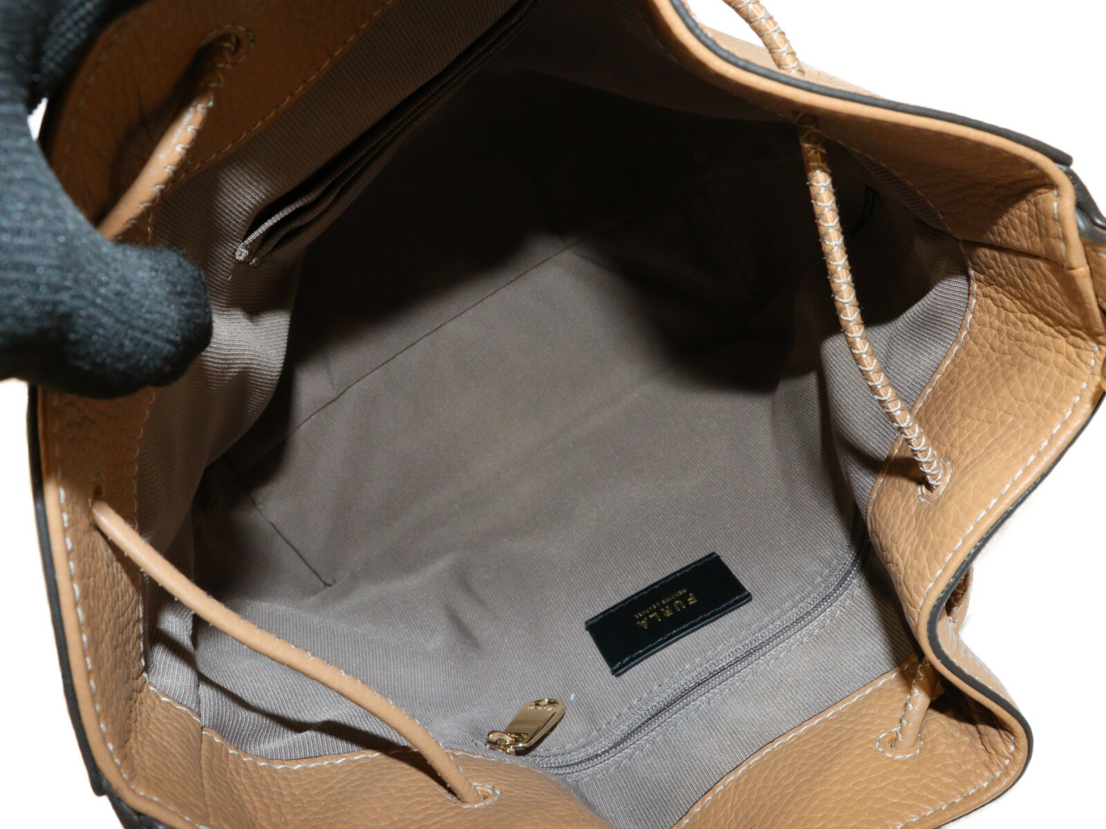 楽天市場】【布袋あり】FURLA フルラ 巾着レザーバッグ レザー