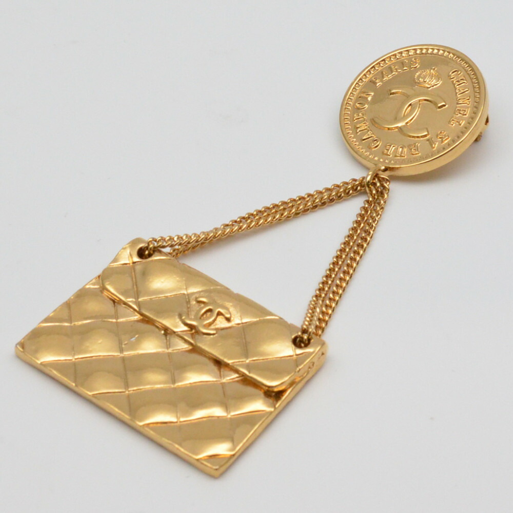 楽天市場】CHANEL シャネル マトラッセバッグモチーフ ブローチ