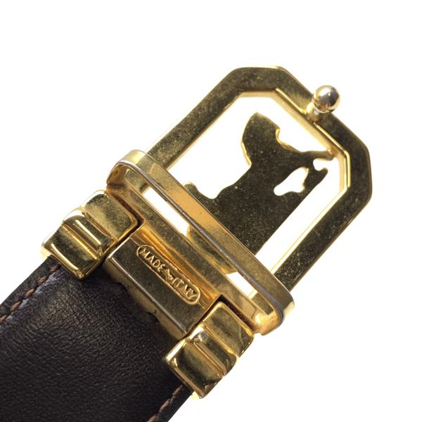 楽天市場】CELINE セリーヌ ベルト リバーシブル ブラック ブラウン 黒