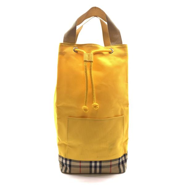 BURBRRY バーバリー ハンドバッグ トートバッグ イエロー BURBRRY
