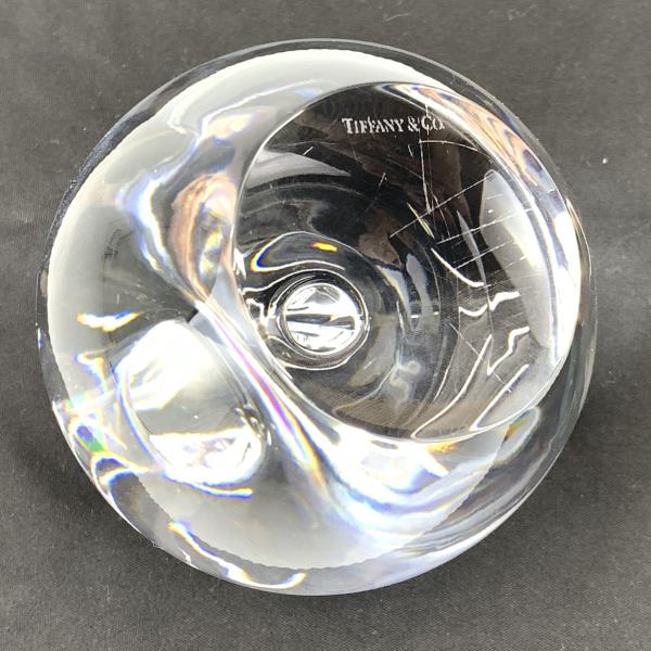 楽天市場】TIFFANY ティファニー ペーパーウェイト クリスタル