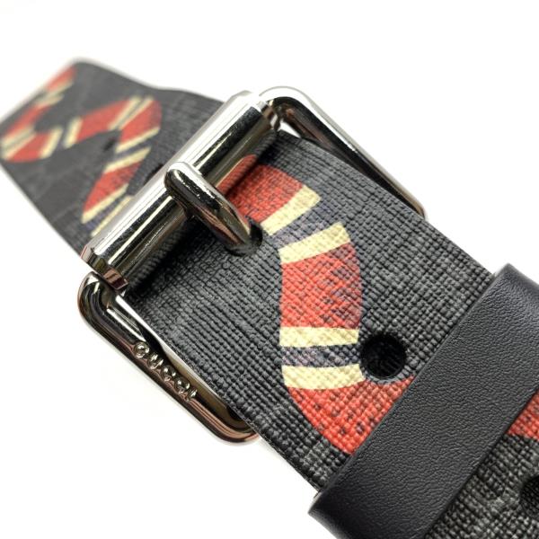 楽天市場】GUCCI グッチ 434520 GGスプリーム ベルト スネーク 85-34