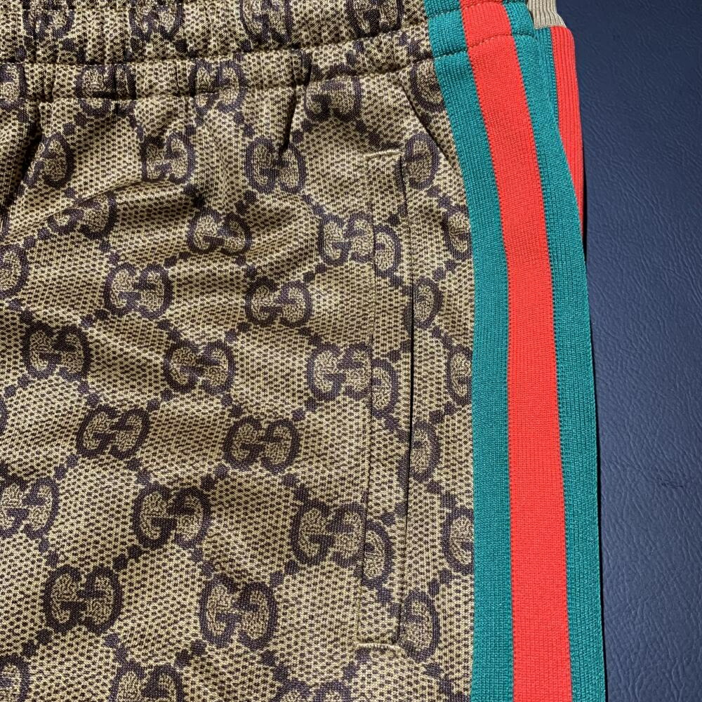 楽天市場】GUCCI グッチ 523489 テクニカルジャージ パンツ GG柄