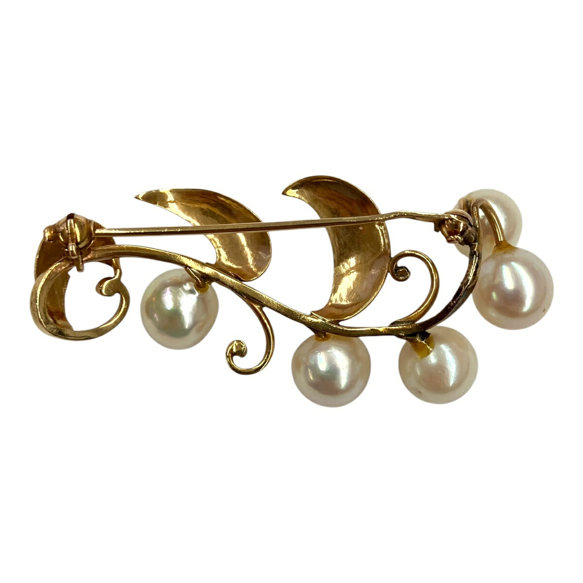 楽天市場】【中古】｜MIKIMOTO ミキモト ブローチ K14 6.8g パール7.2