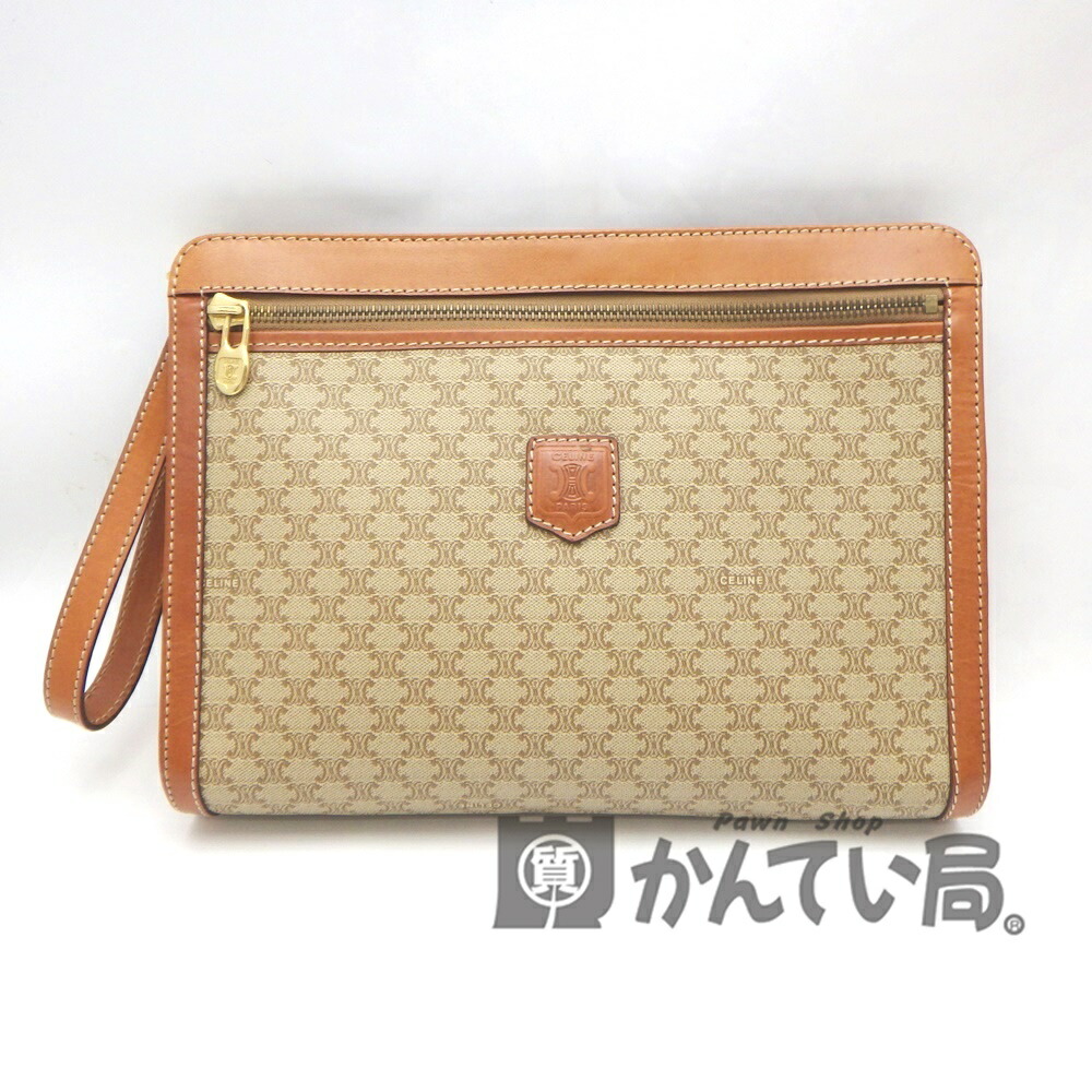 楽天市場】【USED-B】CELINE セリーヌ MC699 セカンドバッグ クラッチ
