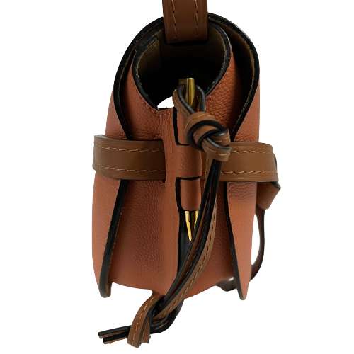 楽天市場】【中古】LOEWE ゲートバッグ スモール オレンジ系 ブラウン