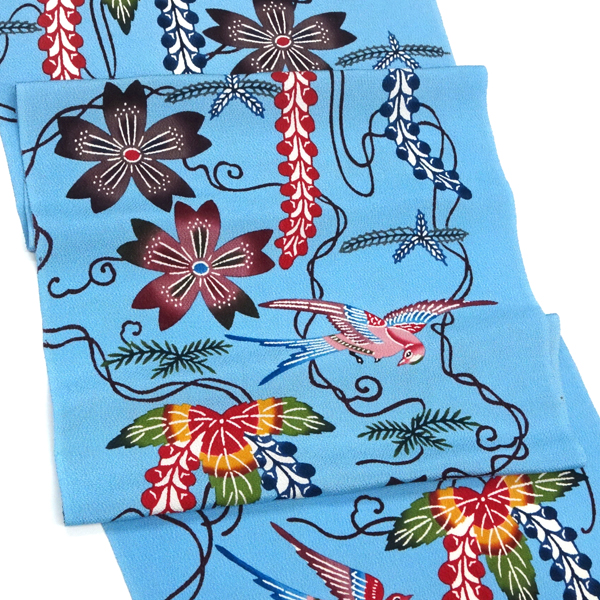 楽天市場】本紅型 名古屋帯 城間栄順 城間びんがた工房 仕立て付き