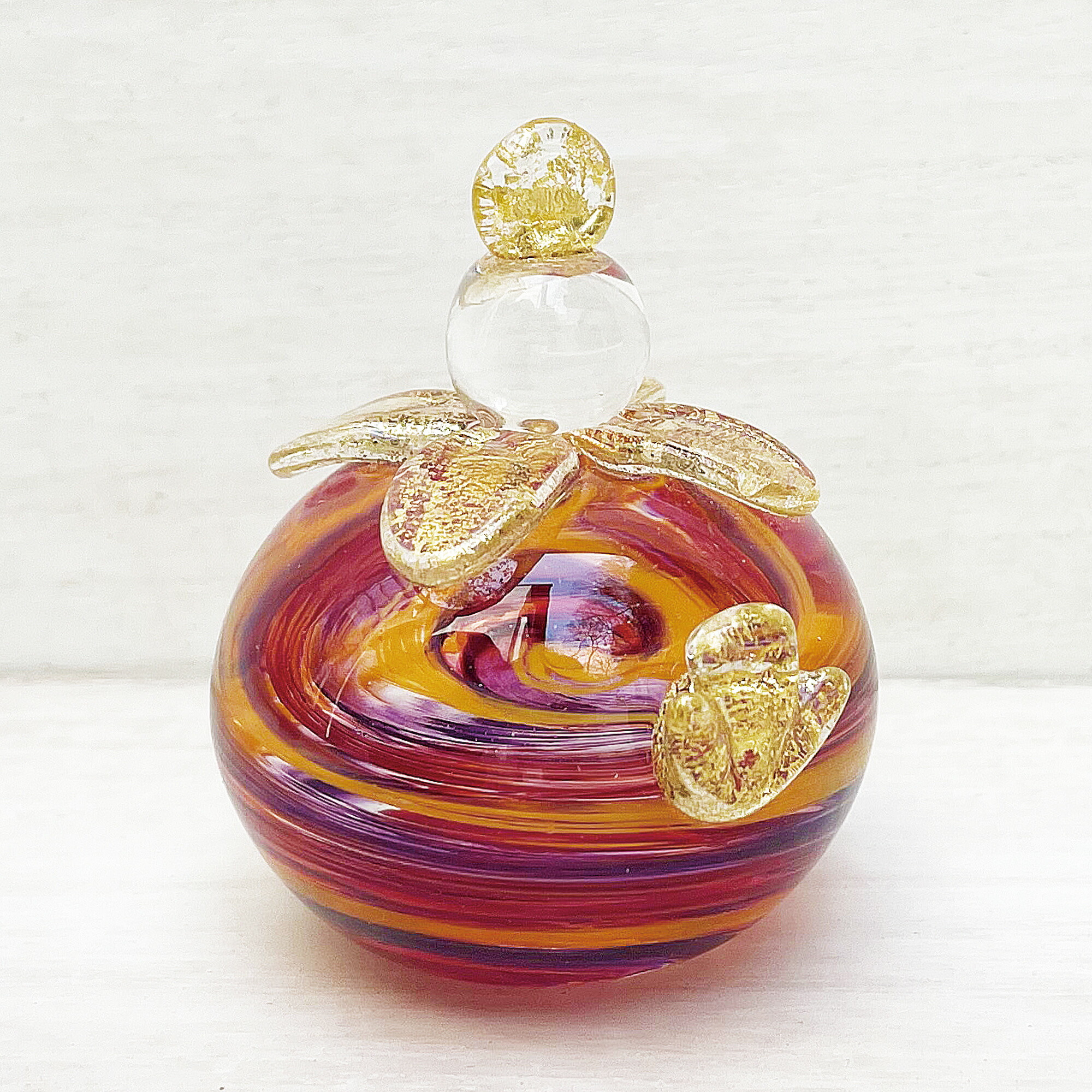 楽天市場】作家 清水柾 ガラス 雛人形 咲果 金敷台付き 箱入り ガラス