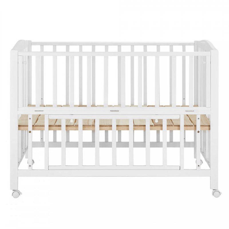 楽天市場】ベビーベッド 折りたたみ レギュラーサイズ 木製 床板すのこ