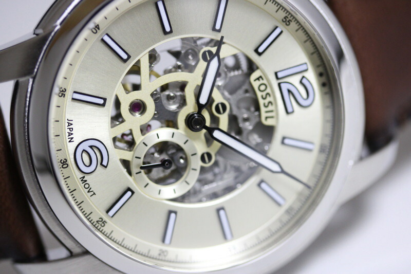 楽天市場】FOSSIL フォッシル Heritage ヘリテージ・スケルトン仕様の