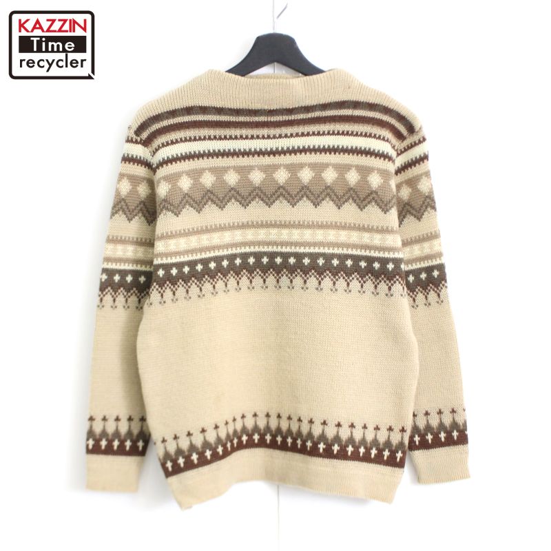 楽天市場】70s ヴィンテージ Norvyk ノルディック柄 ニットセーター
