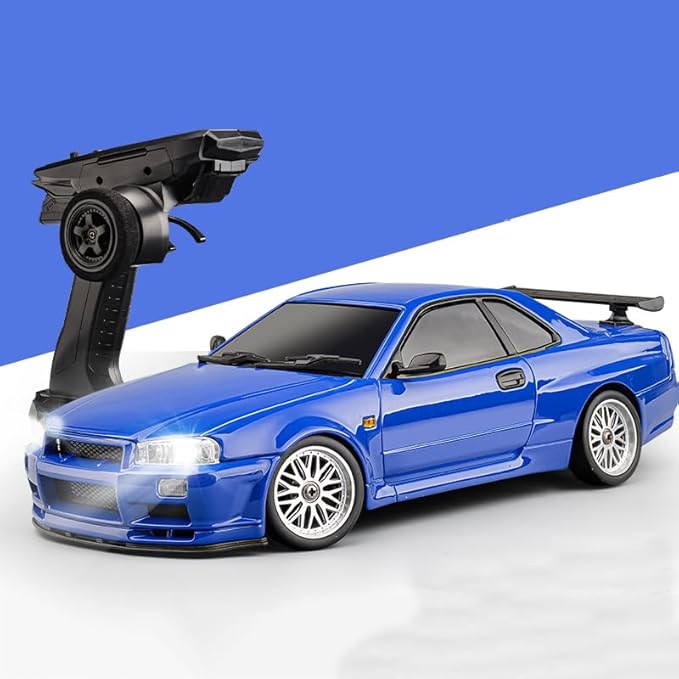 楽天市場】LDR/C 1/18ドリフトカー GTR R34ラジコンカー ドリフト走行