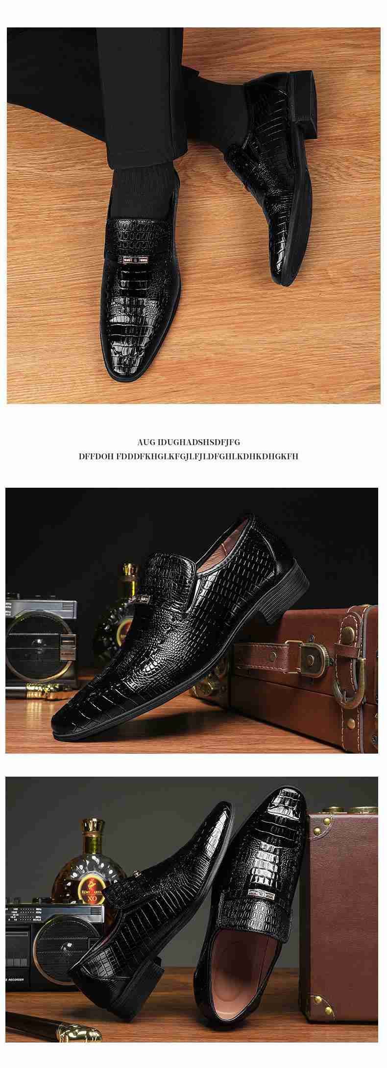 楽天市場】クロコダイル柄 革靴 ビジネスシューズ 男性用 紳士靴 歩き
