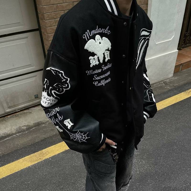 楽天市場】スタジャン メンズ べスボールジャケット ジャンパー 刺繍