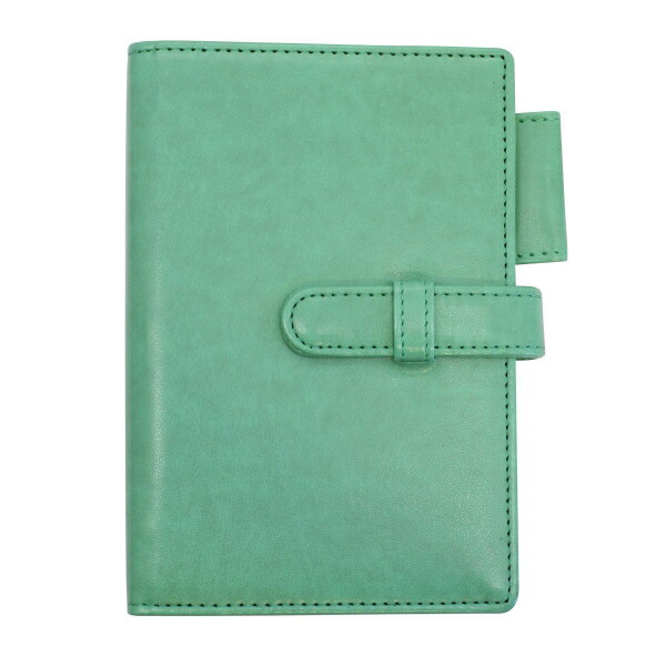 楽天市場】PUレザー ミニ6穴 システム手帳バインダー【ミントグリーン