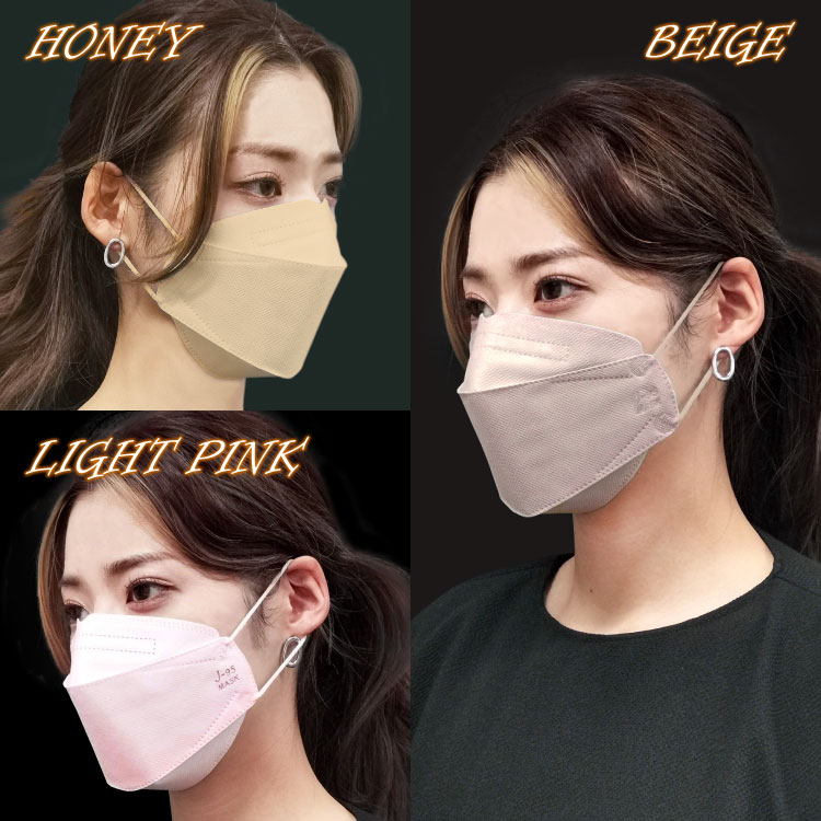 楽天市場】【1箱30枚】J-95マスク ライトグレー他7色選択可 JIS規格