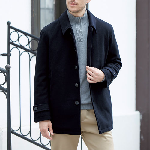 楽天市場】コート ジャケット Pコート ネイビー メンズ ポロ・ビー