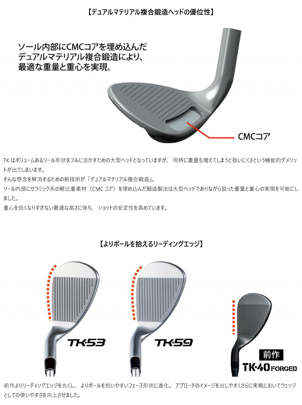 楽天市場】フォーティーン ゴルフ TK53 TK59 ウェッジ FOURTEEN FS