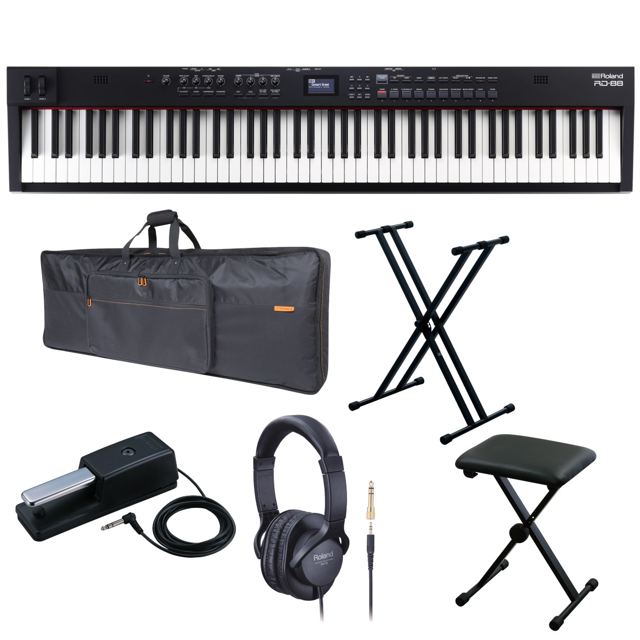 楽天市場】Roland RD-88【純正アクセサリーセット】 キーボード