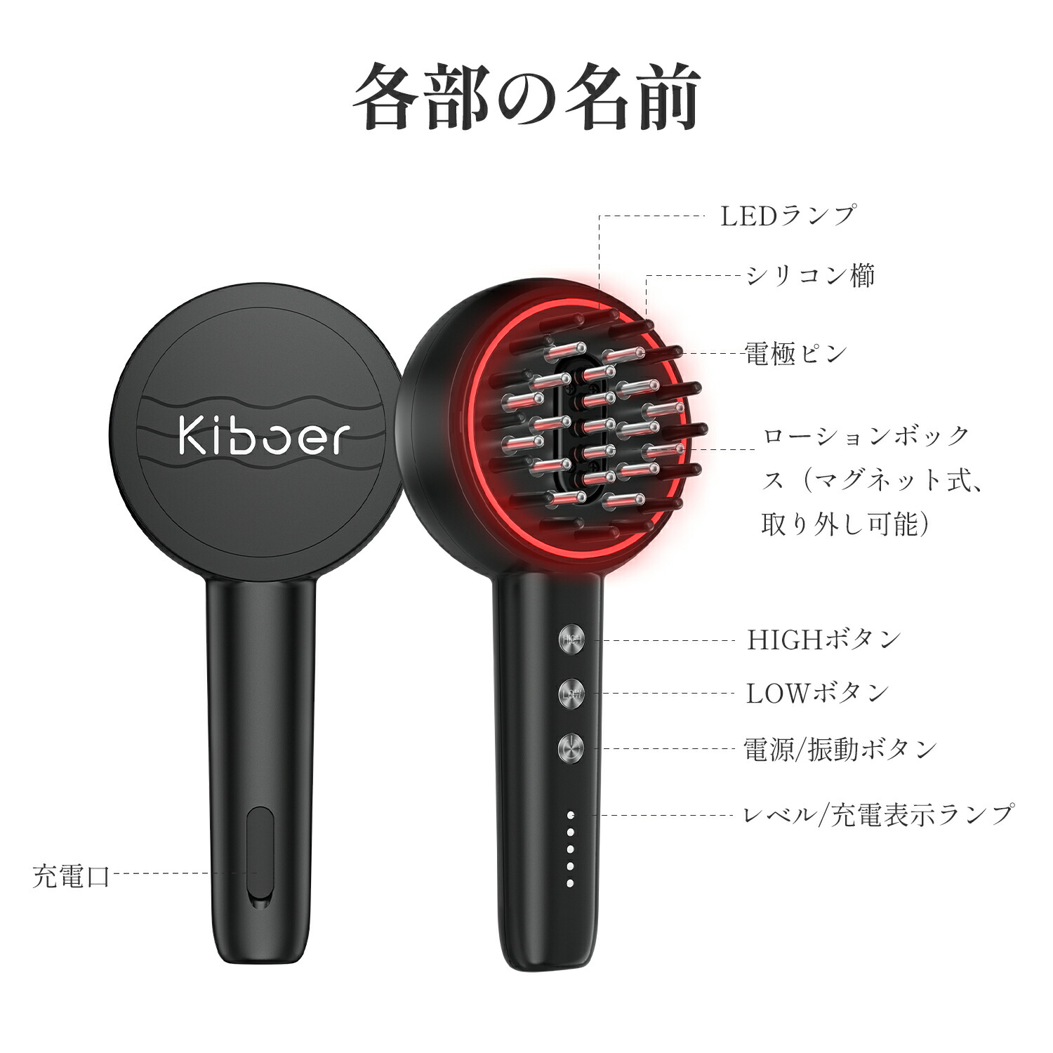 楽天市場】【2,500円OFFクーポン】【顔と頭皮をWケア！】 Kiboer 電気