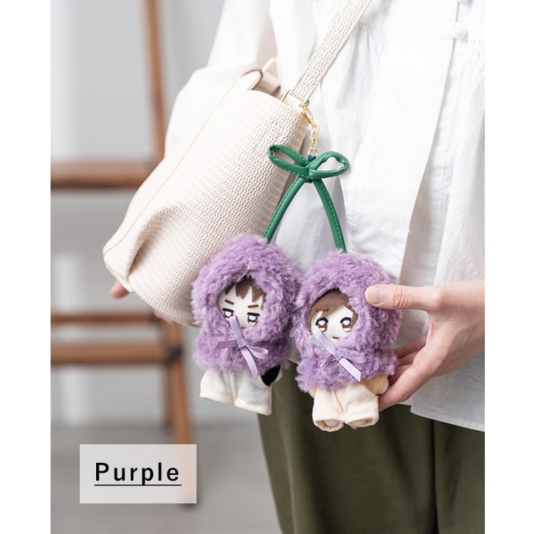 楽天市場】ぬいポーチ ぬい服 ポンチョ さくらんぼ ぬいぐるみ 10cm