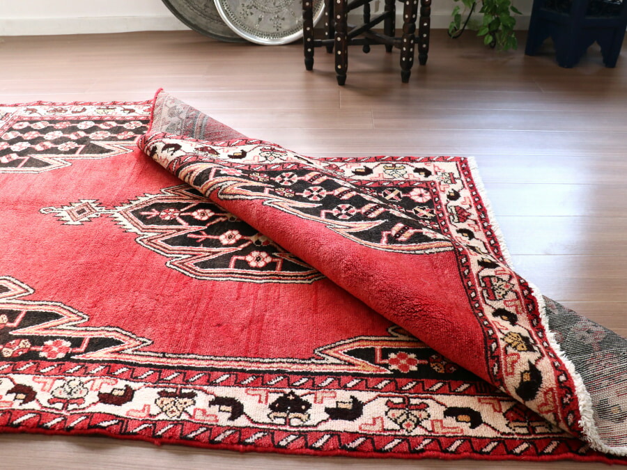 楽天市場】トライバルラグ 部族絨毯 ケルマンシャー 193×131cm