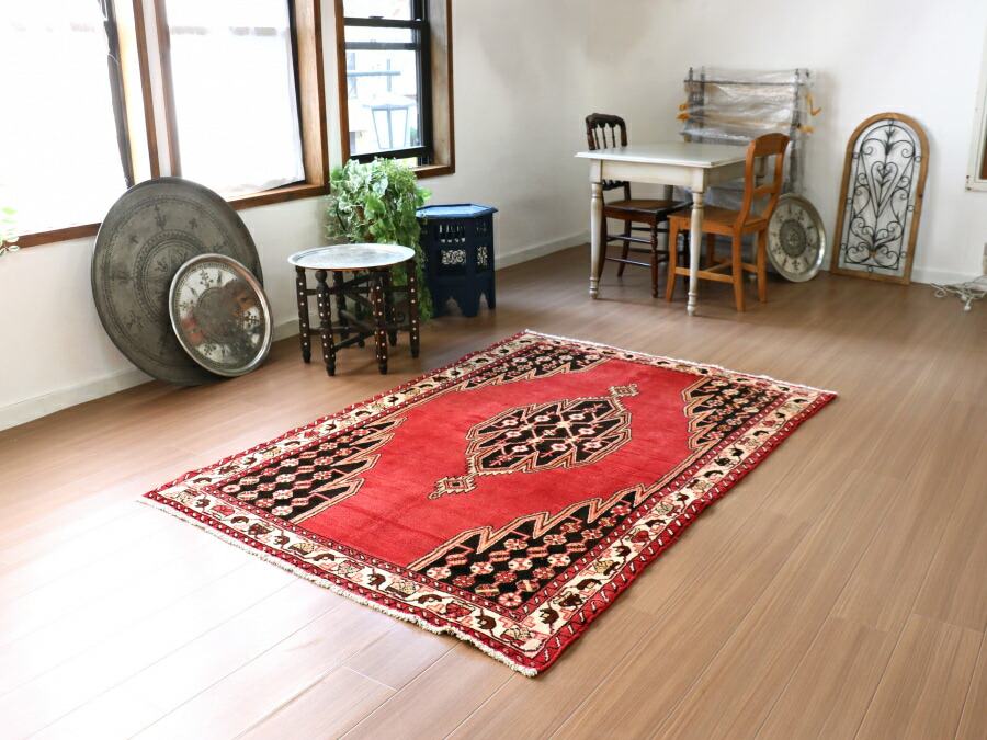 楽天市場】トライバルラグ 部族絨毯 ケルマンシャー 193×131cm