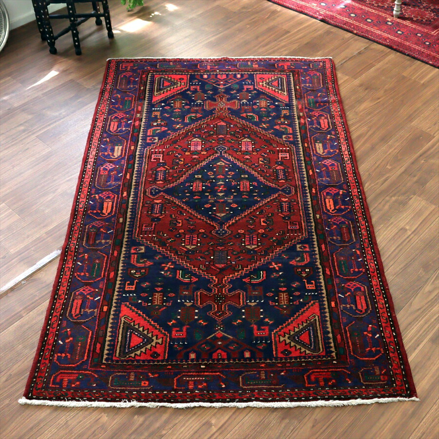 ペルシャキリム　シラーズ産　カシュカイ族　ウール100% 手織り　トライバルラグ ペルシャ手織りキリム ウール ラグ シーラーズ 73×116cm – Persiadirect