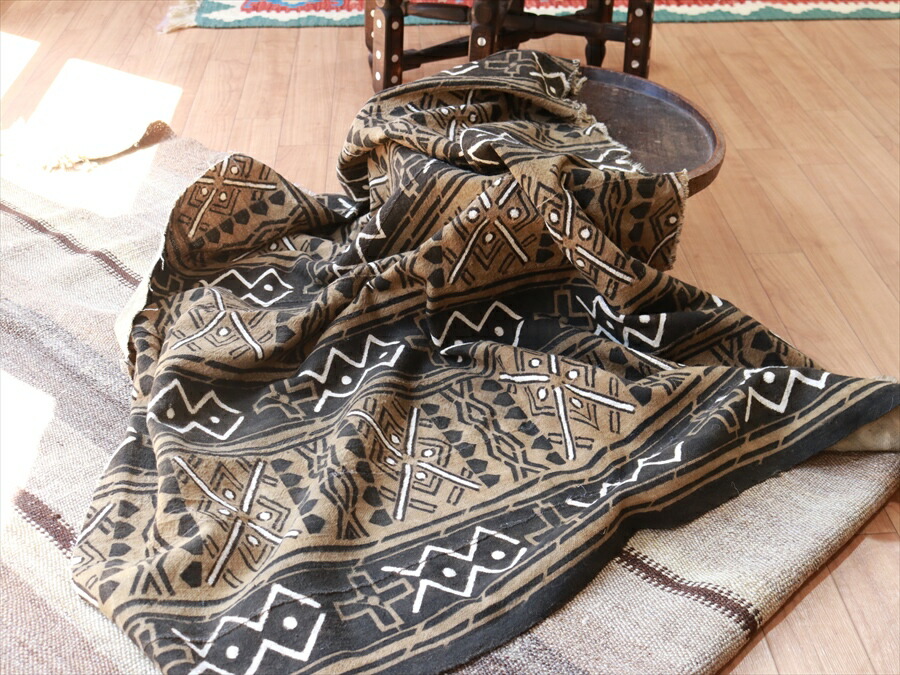 楽天市場】アフリカ 泥染め布・マリ/ボゴラン Mud Cloth Mali, Bogolan