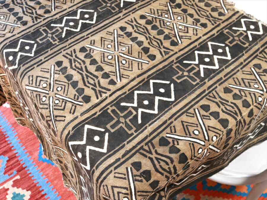 楽天市場】アフリカ 泥染め布・マリ/ボゴラン Mud Cloth Mali, Bogolan