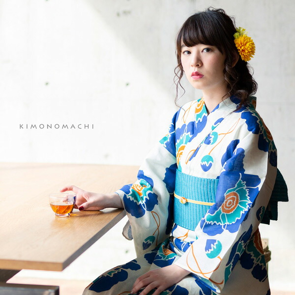 楽天市場】【Prices down2】浴衣 レディース 単品 「レトロフラワー