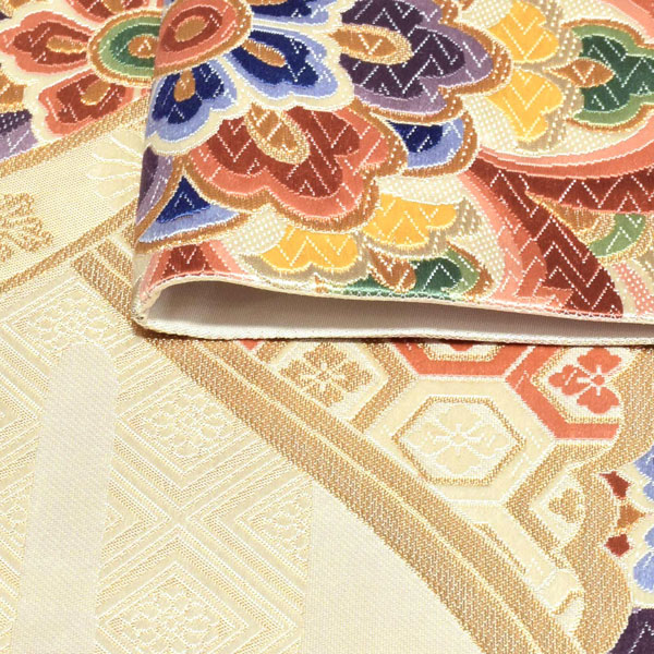 楽天市場】【Prices down4】袋帯 フォーマル 礼装袋帯 「白金色 華紋