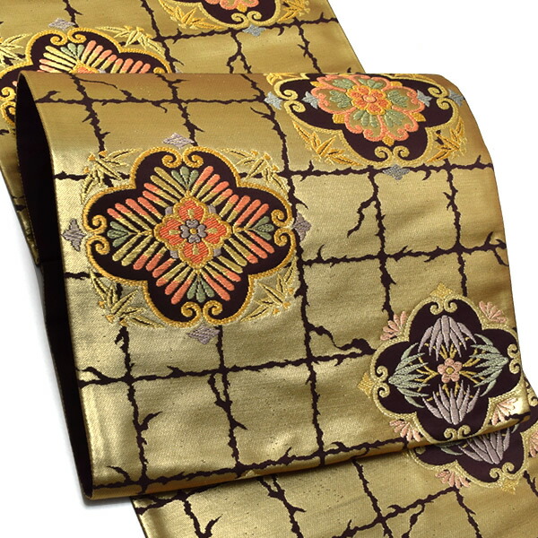 楽天市場】【Prices down4】礼装 袋帯「典雅吉祥華文」未仕立て 正絹帯