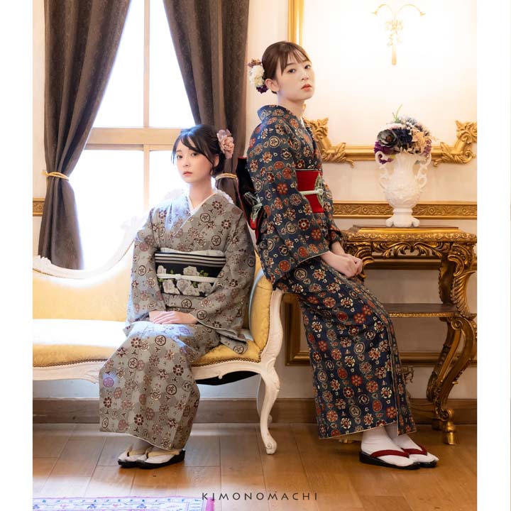 楽天市場】洗える着物 単品「袷着物単品 全8柄」KIMONOMACHI