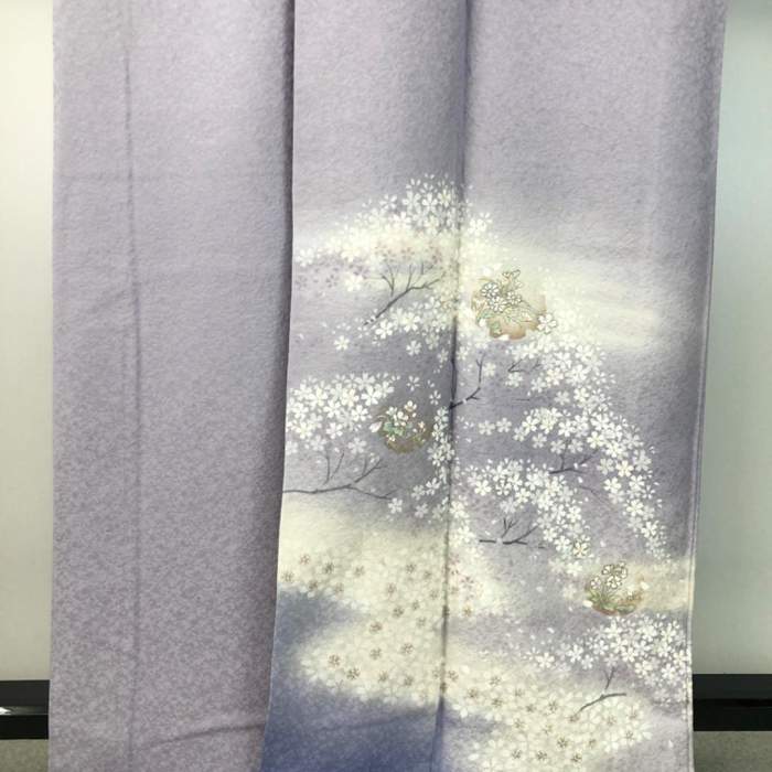 楽天市場】【お得なクーポン配布中】 付下げ 雪輪に美しい桜の花模様