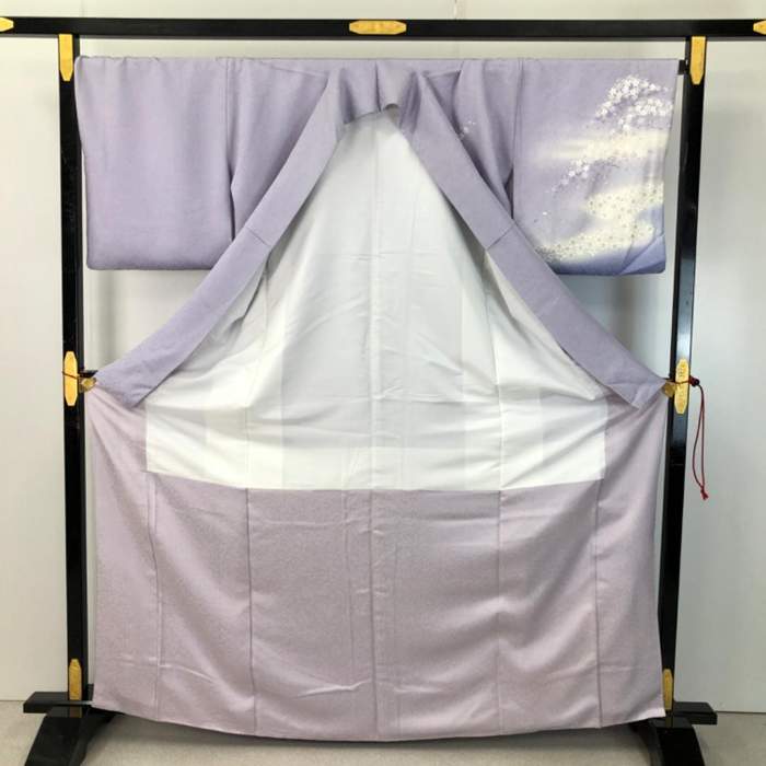 楽天市場】【お得なクーポン配布中】 付下げ 雪輪に美しい桜の花模様