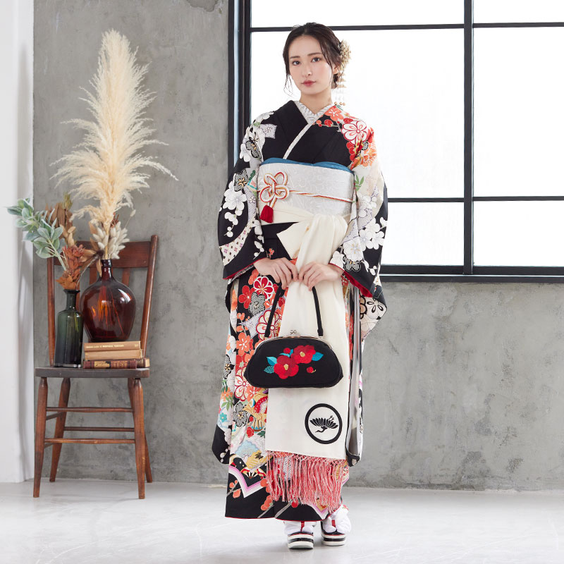 楽天市場】成人式早割クーポン10％オフ【振袖 レンタル】RS1940 正絹