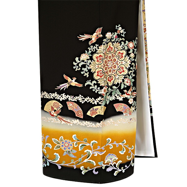 楽天市場】【レンタル】留袖 レンタル 「T237 華紋に鳳凰 」 黒留袖 貸