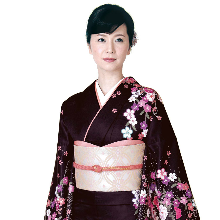 楽天市場】洗える着物 訪問着 セット 18点フルセット 濃赤紫地 桜