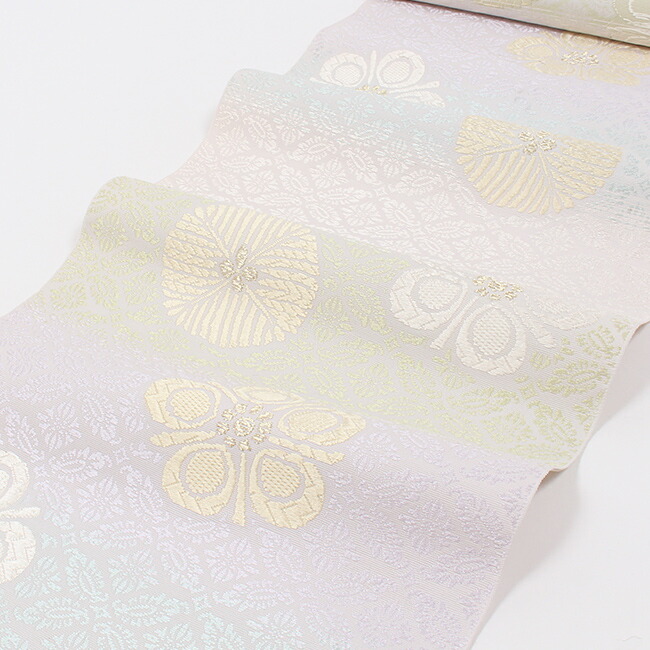 楽天市場】【3/4 20時〜☆10%OFF】西陣織九寸名古屋帯 正絹唐織 松梅小