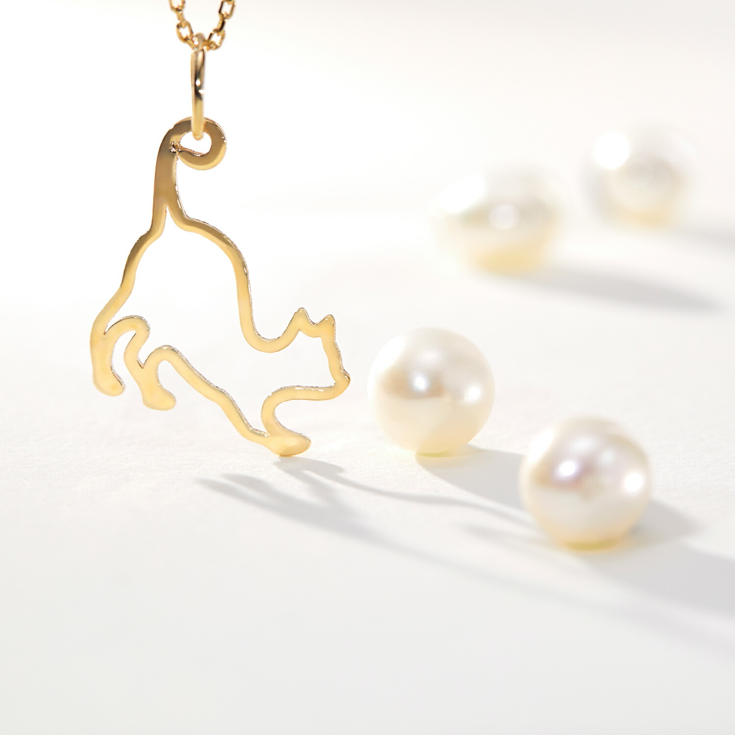 楽天市場】2点セット【最短当日出荷】猫モチーフ ゴールド ジュエリー